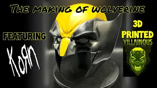 Making a 3D printed wolverine mask  | 3D printing timelapse | Deadpool 3 | Korn freak on a leash