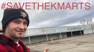 Deplorable Abandoned 90’s Kmart/Circle Flint, MI #kmart