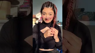 Opening my Avatar Braids after 4 days | AMULYA RATTAN | #shorts #amulyarattan