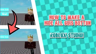 BETTER VERSION, HOW TO MAKE an HIDE ALL GUIS BUTTON in ROBLOX STUDIO
