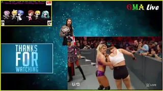 Ronda Rousey Natalya Vs Alexa Bliss Mickie James Wwe Raw 10 September 2018