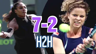 Serena Williams vs Kim Clijsters All 9 H2H Match Points | SERENA WILLIAMS FANS