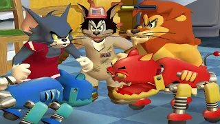 Tom and Jerry in War of the Whiskers HD Tom Vs Robot Cat Vs Butch Vs Lion (Master Difficulty)