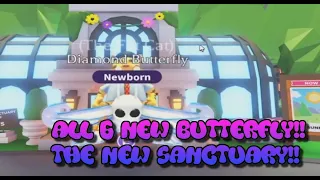Roblox: Adopt Me All 6 NEW Butterfly + The New Sanctuary!!
