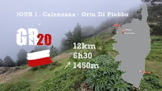 GR20 jour 1/10 Calenzana à Ortu Di Piobbu