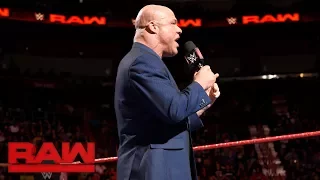 Kurt Angle reveals the rules for the first-ever Women's Royal Rumble Match: Raw, Jan. 1, 2018