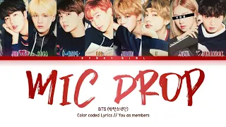 BTS (방탄소년단) 'MIC Drop' (8 Members Ver) (Color Coded HAN/ROM/ESP) || Saesong cover ☆