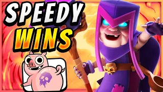 NEW MOTHER WITCH DECK FARMS SPEEDY WINS 🐷 — Clash Royale