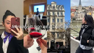 february in lyon | culinary student living in france | vlog ♡