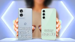 Motorola Edge 50 Fusion Vs Samsung Galaxy S23 FE ⚡ Full Comparison ⚡ Which is Better ?