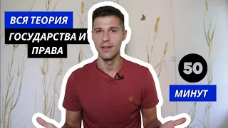 ВСЯ ТЕОРИЯ ГОСУДАРСТВА И ПРАВА (за 50 минут!)