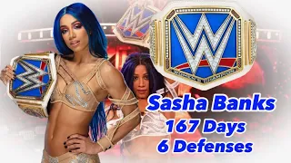 All Sasha Banks Smackdown Women’s Championship Defenses (167 Days) (6 Defenses)