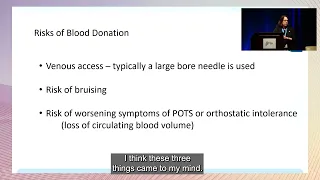Blood and Organ Donation in Ehlers-Danlos Syndrome - Dr. Clair Francomano - 2022