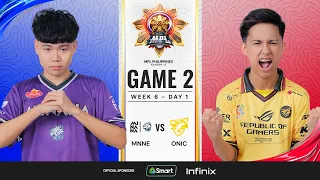 MPL PH S13 - W6D1 - MNNE vs ONIC - GAME 2