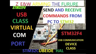 USB COMMUNICATION DEVICE(VIRTUAL PORT) || STM32F4 ||STM32CUBEIDE.