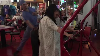 Second spanking at Heart Attack Grill in downtown Las Vegas