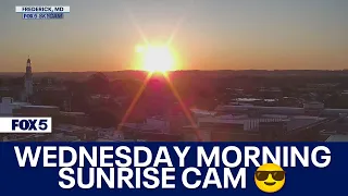 Wednesday Morning Sunrise Cam