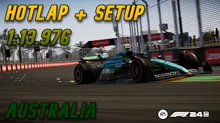 F1 24 Australia Hotlap + Setup 1:13.976 (Old Handling)