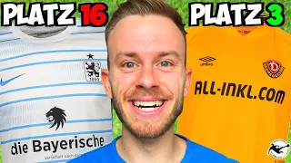 3. Liga Trikot-Ranking 2022/23: Wer hat das Schönste? 🤩 Wer das Hässlichste? 💩