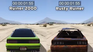 GTA 5 ONLINE - RUINER 2000 VS RUSTY RUINER ( WHICH IS BEST ) _ HD _60FPS. MP4