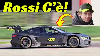 Valentino Rossi VR46 ex-MotoGP Champion testing the WRT BMW M4 GT3 at Imola Circuit - 11/03/2024
