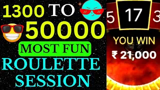 1300 TO 50,000 ROULETTE SESSION | @indiancasinoguy |  #indiancasinoguy