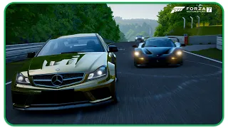 Mercedes C63 AMG  Nürburgring | Forza Motorsport 7 | Logitech g920 gameplay