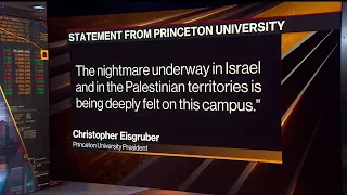 Princeton President Says He Wants to Protect Free Speech