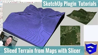 Modeling Sliced Terrain from Location Data in SketchUp with Joint Push Pull and Slicer