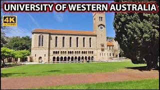 Walking Tour 4K: UNIVERSITY OF WESTERN AUSTRALIA (Perth, Australia)