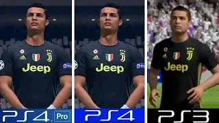 FIFA 19 | PS4 Pro VS PS4 VS PS3 | Graphics Comparison