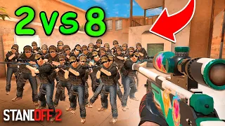 2AWM *SPORT V2* VS 8 SPECTATORS FROM M40 AT STANDOFF 2!😱BIG DUEL!