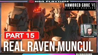 Armored Core 6 Rubicon Part 15 Real Raven Appear Defend The Spaceport