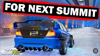 EVO VI Pro Settings for the Next Summit - The Crew Motorfest - Daily Build #118