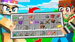 ¡SILVIO y DANY COMPARTEN el MISMO INVENTARIO! 😂💼 MINECRAFT con SILVIOGAMER