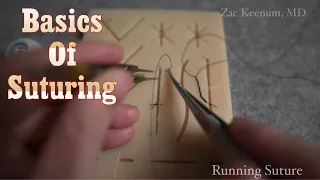 Suturing Basics-How to Suture for Ophthalmology | Running, Horizontal & Vertical Mattress, Slip Knot