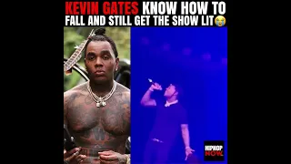 Kevin Gates falls and then gets lit🔥😂