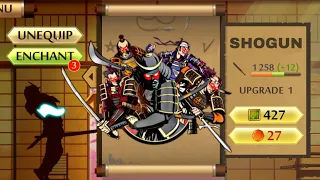Shadow Fight 2 The Most Powerful Shogun Assistant's Ability vs All Gates of Shadow