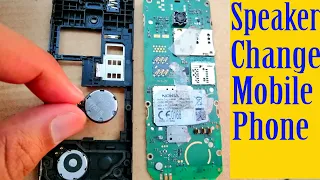 How to change replace Nokia china mobile phone ringer speaker in Urdu Hindi Tutorial#17