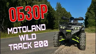 ПЕРВЫЙ ВИДЕООБЗОР! Обзор на квадроцикл Motoland Wild Track 200 Lux.