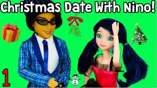 Marinette and Nino are DATING?!  Miraculous ladybug Christmas holiday special part 1