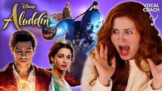 Live action ALADDIN | Vocal Coach Reacts