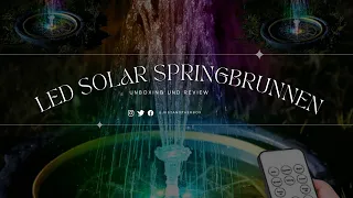 Unboxing & Review: AISITIN LED Solar Springbrunnen | Verwandeln Sie Ihren Garten mit Wasser & Licht!