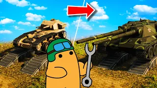 Actual Tank Commander builds DESTRUCTIVE TANKS in Sprocket!