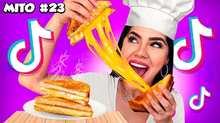 CAZANDO MITOS de COMIDAS de TIKTOK por UNA SEMANA!