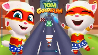 Talking Tom Gold Run - New Super Hero gameplay #62