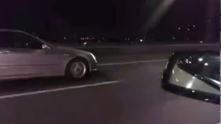 CLK 500 vs BMW 550