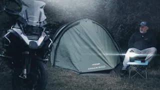 SOLO Motorcycle Camping | RELAXING NATURE SOUNDS | ASMR | On The GS1200 | Silent Vlog | UK