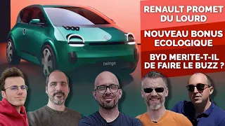 Le TalkEV ep.9 : Renault en force, la fin du bonus eco, BYD mérite son buzz ?