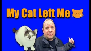 My cat Left Me 😿